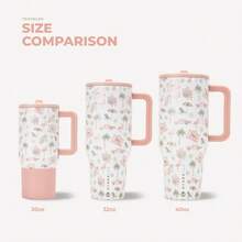 Hydrojug NEW 32OZ/40OZ Tumbler Straw Lid Stainless Steel Vacuum Insulated Car Mug Double Wall Thermal Iced - Road Trip - 查看 6