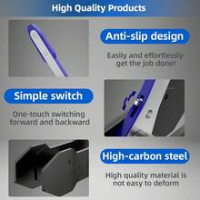 Brake Caliper Press Tool Car Piston Spreader Pad 360 Degree Swing Ratchet Hand Wrench Expander For Single Twin Quad Piston Disc Brake Vehicle Summervibes - A - View 5