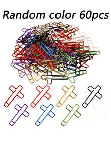 60pcs Colorful Dog Shaped Paper Clips - Cute Puppy Bookmarks Suitable For Office, School, Notebook, Party Decoration And Back To School Season - Sets - View 11