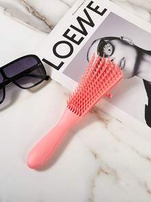 1pc Octopus Comb Hair Massage Straightening Comb Detangling Comb Styling Comb - Multicolor - View 6