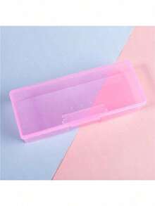 4 Stück/1 Stück transparente Aufbewahrungsbox für Schreibwaren mit großer Kapazität (zwei Größen erhältlich 7,28 Zoll/7,48 Zoll) Buntstifte Aquarellstifte Zeichenstifte Stiftehalter Schüler Zeichnen Skizzieren Federmäppchen Bürobedarf Organizer Box - Mehrere Stile - Übersicht 14