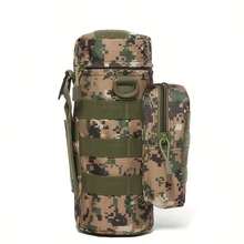 Men's Tactical Waist Bag With Water Bottle Holder, Outdoor Waist Belt Multi-Function Storage Pouch For Hiking, Running, Camping, MOLLE Storage Bag - Multicolor - View 7