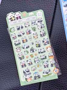 Embossed Animal Stickers, Suitable For Planner, Notebook, Phone Case, Scrapbook Decoration, Children And Teacher Inspirational Stickers - Multicolor - View 6