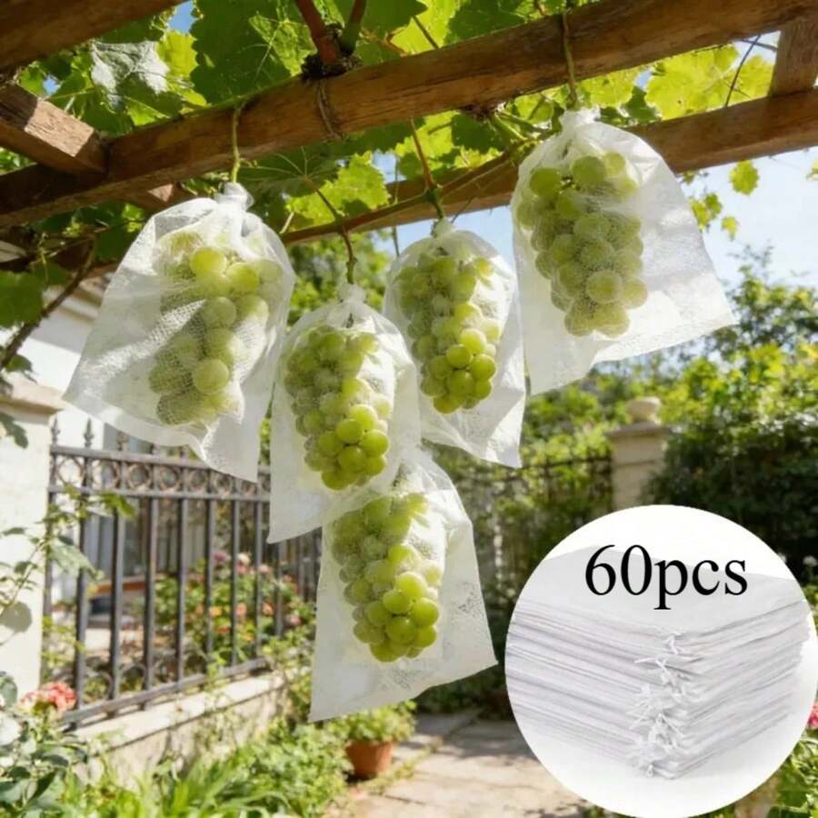 Fruit Protection Mesh Bag, Drawstring Mesh Bag, Breathable UV-Resistant Orchard Mesh Bag - Fruit and Vegetable Insect-proof Netting Bags - View 1