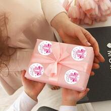 500pcs/Roll Pink Bow Thank You Stickers, Order Label Sealing Stickers For Handmade/Party Gift Box/Cake Sealing, 1 Inch Self-Adhesive Label Paper Suitable For Convenience Store, Supermarket, Cake Shop, Bakery, Milk Tea Shop, Coffee Shop, Thank You For Your Order Stickers - Cartoon - View 6
