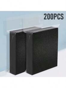 1000pcs/500pcs/100pcs 66x91mm Opaque Card Sleeves, Double-Sided Orange Textured Game Card Protectors, Easy To Shuffle, Tear-Resistant, Suitable For MTG, TCG, Sports Cards, Game Cards, Black - Black - View 7