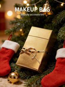 Yves Saint Laurent Modern Simple Golden Beauty Bag Fashion Multi-Purpose Organizer For Daily Outing Office Use Elegant Surprise Gift For Female Friends YSL-GIFT-152 - Gold - View 4