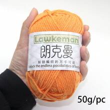 Lawkeman 3pcs/150g 4-Ply Crochet Yarn, All-Season Common Crochet Yarn, Soft Thick Crochet Yarn, Suitable For DIY Knitting And Crochet Projects - Multiple Styles - View 3