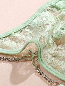 3pcs Sexy Women Metal Chain Thong Panties - Multicolor - View 6