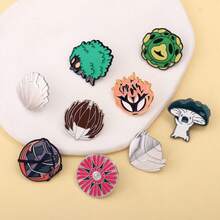 1 pieza Broche Hollow Knight Oruga Clavo Colgante Comandante Grimm Pines de Cómic Unisex Accesorio para Mochila Ropa Insignia Regalo - Multicolor - Ver 11