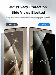2Pcs Privacy Screen Protector For Infinix / TecnoPhone, Shatterproof & Longest Durable Anti-Spy Tempered Glass Film For Infinix / TecnoPhone - Black - View 3
