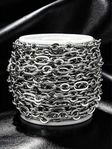 1M Stainless Steel Figaro Chain Waterproof Fade Resistant DIY Bracelet Necklace Jewelry Findings - NK Chain - View 2