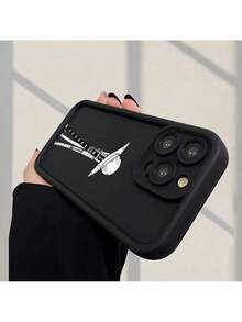 Fashionable And Stylish Phone Case With Unique Anime Weapon And Straw Hat Designs, Offers Shock Resistance And Anti-Fingerprint Protection, Fully Covers Models, Compatible With 7 To Apple 16 Series, Including Pro And Max Versions. - Black - View 2