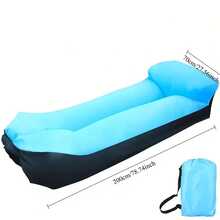 Lazy Inflatable Sofa Inflated Quickly Without Tools, Ergonomically Designed. Portable For Quickly Inflate. Device To Prevent Side Flips During Camping. For Outdoor Camping Inflatable Beds And Is A Must-Have Gift For Outdoor Enthusiasts. - Purple - View 8