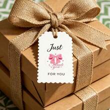 500pcs/Roll Pink Bow Thank You Stickers, Order Label Sealing Stickers For Handmade/Party Gift Box/Cake Sealing, 1 Inch Self-Adhesive Label Paper Suitable For Convenience Store, Supermarket, Cake Shop, Bakery, Milk Tea Shop, Coffee Shop, Thank You For Your Order Stickers - Cartoon - View 3