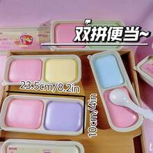 1个盒装蛋糕造型慢回弹软胶玩具，超柔软糯米质感，缓解压力，可爱甜点装饰，减压玩具，教师节/毕业季送给女性和女孩的最佳礼物 - 彩色 - 查看 7