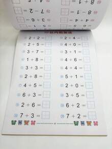 Buku Latihan Matematika Harian, Buku Kerja Latihan Matematika yang Berisi Penjumlahan dan Pengurangan dalam Angka 10 hingga 100, Meningkatkan Keterampilan Berhitung, Cocok untuk Pelatihan Terarah di Rumah dan Sekolah, Hadiah Ulang Tahun dan Natal - MultiWarna - View 4