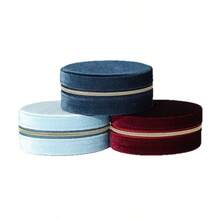 1pc Portable Travel Jewelry Storage Box, Velvet Jewelry Box, Portable Earring Storage Box, Jewelry Storage Accessories/Container, Suitable For Rings, Earrings And Other Small Jewelry, Holiday Gift, Birthday Gift, Travel Use. - Multicolor - View 11