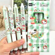 4 PCS Erasable Gel Pen With Erasable Head Quick-Drying Ink Error-Correcting Pen Suitable For Handbook Diary School Brush Pen Office Sign Pen - Multicolor - View 12