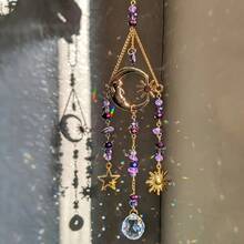 Celestial Moon Goddess Crystal Dreamcatcher, Home Decor, Christmas Decoration, Indoor Home Decor, Outdoor Garden Hanging Decoration, Holiday Gift - Gs-Ylgg-Ys26 - 查看 8