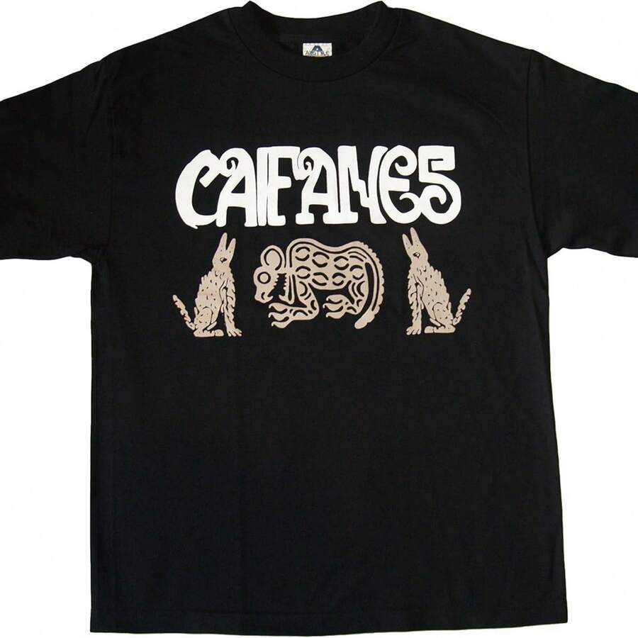 Caifanes - Rock En Español Jaguares Men's T Shirt Black (Medium) - Black - View 1