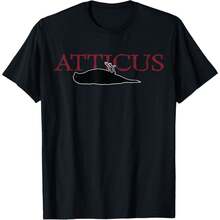 Camiseta con estampado comndoiginal de ATTICUS 2001 Deadbird - comndo comndo, Ccomndote Entallado con Diseño de Pájaro Rojo, Tallas S-XXXL, Negra - Ro - Negro - Ver 1