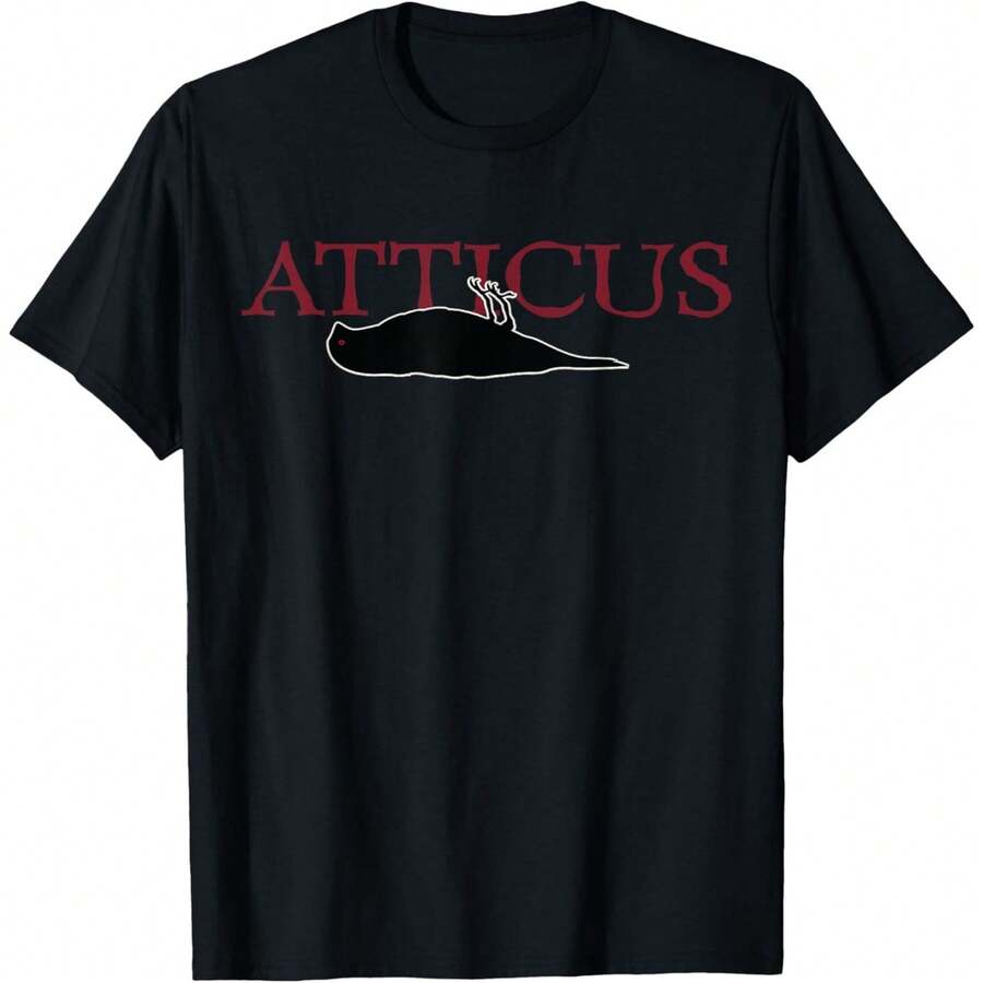 Camiseta con estampado comndoiginal de ATTICUS 2001 Deadbird - comndo comndo, Ccomndote Entallado con Diseño de Pájaro Rojo, Tallas S-XXXL, Negra - Ro - Negro - Ver 1