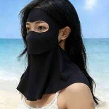 New UV Protection Full Face Sun Mask, Women's Summer Sun Protection Mask, Integrated Eye And Neck Sun Protection UV Protection Ice Silk Breathable Mask - Sunscreen Face Mask - View 15