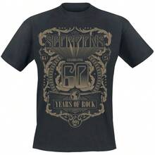 Chemise imprimée triangle rétro Scorpions% Coton T-shirt décontracté unisexe pour fans de rock - CMTDGABC724 - Voir 2