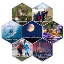 25-75x Continuous Zoom Telescope, 60mm Objective Lens Clear And Bright, Tripod Support Stable And No Shake, Suitable For Photography, Observation, Hunting, Free Phone Camera Clip - Green - View 6