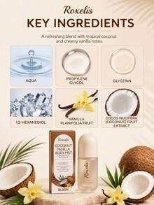 Fragrância corporal de coco e baunilha de 50ml. Um aroma fresco e elegante que exala sofisticação. Uma fragrância de nicho com fragrância duradoura. - Multi Aromas - Ver 2