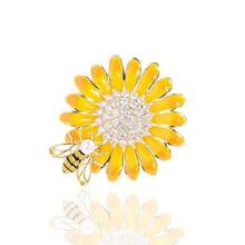 Bee Sunflower Brooch, Fashion Creative Premium Brooch, Exquisite Personalized Elegant Versatile Clothing Accessory - Sunflower Brooch - View 7