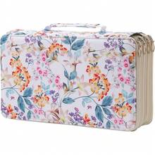 Pencil Cases Designed With A Variety Of Fun Patterns (Bees, Jungle Animals, Flowers, Etc.) - 120/200/252/300/480 Compartments, With Multiple Zippered Compartments, Can Organize Various Pens And Stationery Accessories, Portable And Lightweight Design. - 莉莉 300 老虎機 - 查看 1