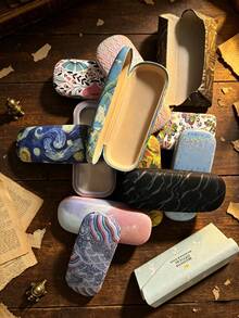 1pc Random Style Eyeglass Case Blind Box, Cute Portable Storage Box Surprise Lucky Bag, Random Hard Shell Eyeglass Case, Unisex Protective Eyeglass Case, Random Shipping, Color And Style Not Limited - View 2