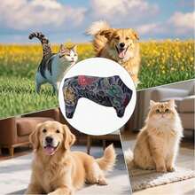 All-Season Pet Tattoo Jumpsuit, Cute And Fun Four-Legged Pet Dog Cat Clothes, Personalized Pet Dress-Up Apparel - Multicolor - View 10