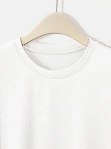 DIY Custom Women's Personalized T-Shirts,High-Resolution Photos:Lover/Friend/Family/Pet,Slogans,Name,Fun Letters ,Valentine,Birthday,Anniversary - White - View 7