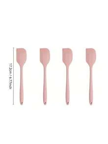4pcs/1pc Silicone Spatula Set, Suitable For Cream, Jam And Butter, Easy To Clean, Ideal For Home, Restaurant, Dessert Shop, Baking Kitchen Tools - View 18