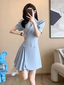 Women Long Dresses - Black - View 10