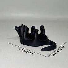 1個可愛躺貓收納托盤 療癒桌面裝飾 多功能戒指耳環耳釘鑰匙收納盒 家用珠寶收納盒 - 彩色 - 查看 6