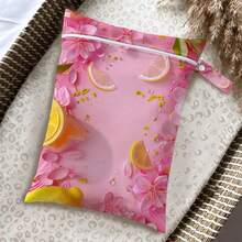 Cute Summer Fruit Print Wet Dry Separation Swimming Bag, Girly Beach & Pool Pouch, Lightweight Travel Storage Organizer - Multicolor - View 14