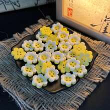 10pcs DIY Cute Flower Versatile Colorful Buttons For Sweater Jacket Decoration And Fastening - Multiple Styles - View 4