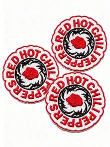 1件/2件/3件/4件 紅辣椒 Red Hot Chili Peppers Blood/Sugar/Magik 刺繡熨燙貼布 加州搖滾樂團 - 彩色 - 查看 9