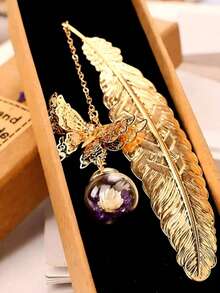 1pc Butterfly Bookmark, Bookmark Gift, Elegant Reading Accessory, Suitable For Book Lovers, Students, Writers, Readers, Ideal Birthday Gift, Graduation Gift And General Gift, Student Birthday Gift (Gift Box Not Included) - Multiple Styles - View 2