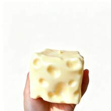 Extra Large Realistic Cheese Squishy Stress Relief Toy, Non-Rebounding Malleable -Like Squeeze Toy For Teens And Office Workers - Multicolor - View 9