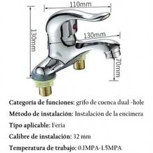 Single Lever Tap With 4 ABS Handles For Washbasin - Silver - View 2