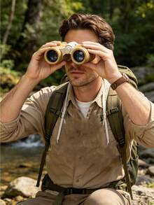 Violet Dual-Lens Binoculars, Adjustable Focus With Lanyard, Outdoor Sports & Exploration, Back To School Gift Choice - Multicolor - View 3