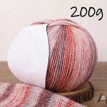 T-Shirt Yarn 200g, Soft Multi-Color Blended Knitting Yarn, Gradient Color DIY Hand Knitting Yarn, Warm And Comfortable Knitting Yarn Suitable For Beginners - STORY - View 26