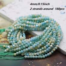 180pcs/ 200pcs 4mm 2025 Spring Multicolor Coffer Champange Color Bicone Glass Beads - Faceted Spacer Beads For DIY Jewelry - Bicone - View 49