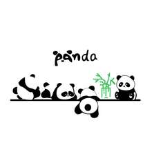 Cute Panda Car Stickers, Cartoon Panda Best Friend Decorative Decals, Waterproof Vinyl Stickers, Suitable For Water Bottles, Laptops, Phones, Skateboards, Cute Animal Decorative Stickers - Decorative Stickers - View 11