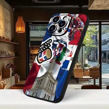 Fresh And Minimalist Summer Collage Design Featuring The Dominican Republic Flag. Shockproof Phone Case With A Matte Finish For Models (16E, 16, 16PRO, 15, 14, 13, 12, 11, Plus, Pro, Max, 7, 8, SE, XS, XS MAX, 7P, 8P). Perfect As A Birthday, Easter, Or April Fool's Day Gift For Friends, Family, Girlfriend, Or Boyfriend. - 樣式 1 - 查看 7
